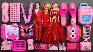 Most satisfying unboxing with modern barbie doll makeup toys collection | ASMR video | Miniature toy