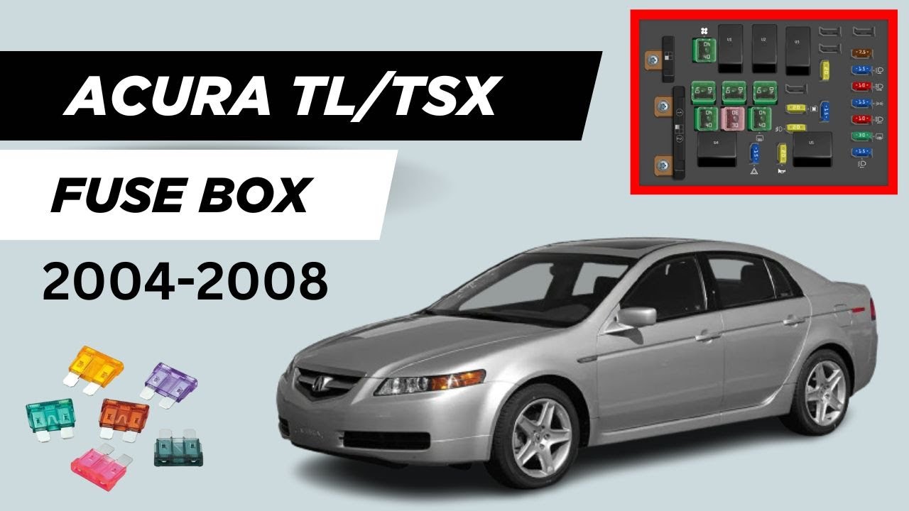 Acura TL/TSX (2004-2008): Fuse Box Diagram & Relay Identification &  Locations
