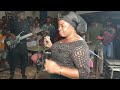 This woman is very versatile and original in teams of live band performance