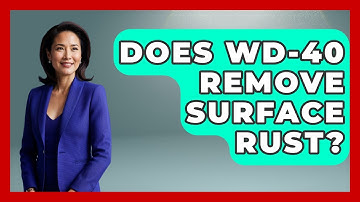 Does WD-40 Remove Surface Rust? - The Marksman