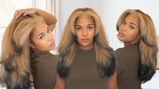 Dying Black Tips/Ends on my Blonde Hair | Hair Transformation