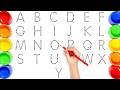 Alphabets A to Z | A for Apple🍎| 1 to 30 Counting | 2D Shapes | Dotted Writing | Kids Learning Video