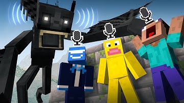 We Played A VOICE MIMIC MOD in Minecraft