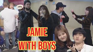 Jamie Park Jimin with boys - mostly Got7 Monsta X & Btob -