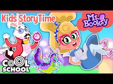 Alice in Wonderland GOES DOWN THE RABBIT HOLE! Animated Stories for Kids | StoryTime with Ms. Booksy