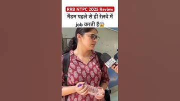 RRB NTPC 2025 Exam Review | RRB NTPC Analysis 2025🔥 #rrbntpcexam #rrbntpc #ytshorts #viralshorts