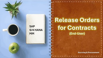 Class 30: SAP S/4HANA MM: How to Create Release Orders for Contracts (Outline Agreements) ME21N