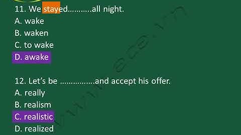 Luyện thi Toeic Developing Unit 8