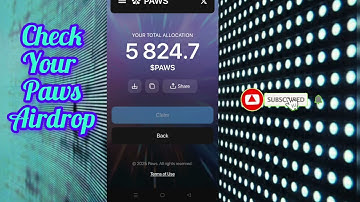 "How to Check & Claim Your PAWS Airdrop – Step-by-Step Guide!"