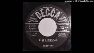 Ernest Tubb with The Three Troubadettes - Blue Christmas / White Christmas [1949, hillbilly Decca]