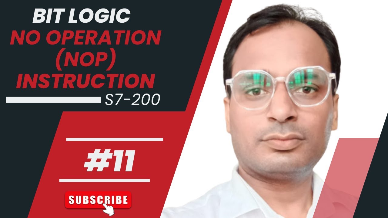 Siemens S7200 Training 11 NOP Instruction In Siemens S7 200 PLC No