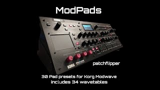 MODPADS Korg Modwave Soundset @TechTronix01