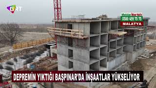 Depremin Yıktığı Başpınarda Inşaatlar Yükseliyor