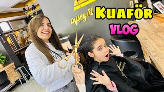 OLAMAZ SAÇLAR GİTTİ !! KUAFÖR VLOG !! SAÇLAR KESİLDİ SİM KAYNAK TAKILDI !!