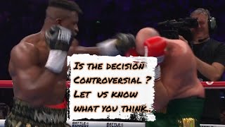 Francis Ngannou Knocks down Tyson Fury - Ngannou KING of BOXING #furyngannou