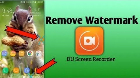 How to remove DU screen recorder watermark | How to shoot DU screen recorder video without watermark
