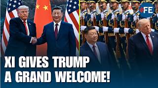 Xi Jinping Welcomes Donald Trump With Grand Honour Guard Ceremony In Beijing Summit