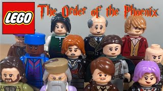 The Order of the Phoenix during the second wizarding war. LEGO Harry Potter minifig and minifig MOCs