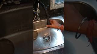 Modern kitchen sink #plumbing #bathroom #cpvc #youtubeshorts