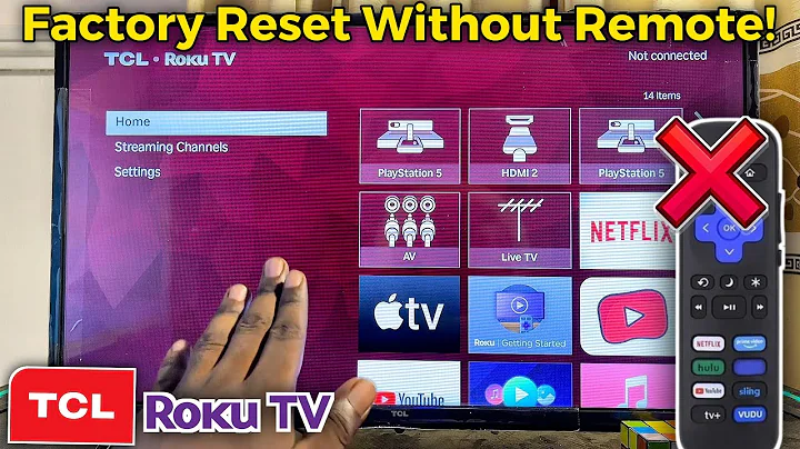 How to Factory Reset TCL Roku TV without Remote
