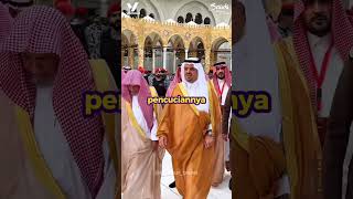 A RARE MOMENT: THIS IS THE KA'BAH WASHING PROCESS IN 1447 H 🥰
