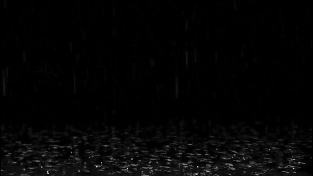 🔴 Black Screen Rain - 99% Instantly Fall Asleep with Rain Sound Black ...