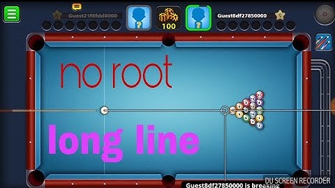 how to hack 8 ball pool long line without root