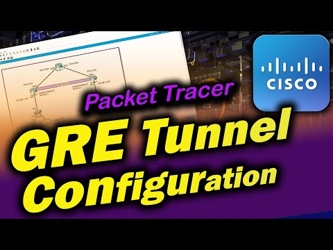 GRE Tunnel Configuration in Cisco Packet Tracer