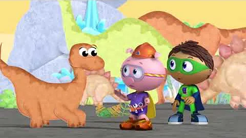 Super Why Full Episode 208   Baby Dino's Big Discovery   Super Why for Kids