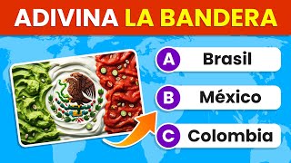 Adivina las BANDERAS hechas con Alimentos 🚩🌎 | ¿Cuántas Banderas Reconoces? 🤓