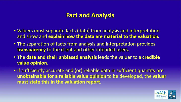 Three Pillars of Mineral Valuation by PIRKLE & BAGBY