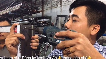 Hướng dẫn làm cửa nhôm xingfa 2 cánh hệ 93 || Cộng trừ cửa lùa ray lệch nhôm xingfa hệ 93