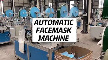 Fully automatic face mask making machine