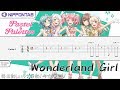 【Guitar TAB】〚Pastel✽Palettes〛Wonderland Girl - Bang Dream / バンドリ ギター tab譜