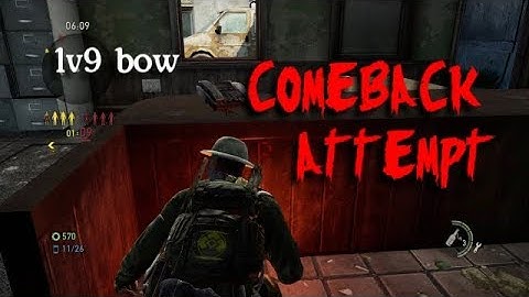 1v9 bow comeback attemptThe Last of Us™ Remastered