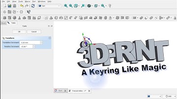 3D Print a Keyring Like Magic – FreeCAD Tutorial for Beginners!