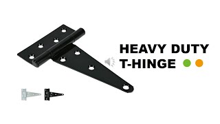 Heavy Duty T Hinge Latch for Wooden Fence with Screws , 6 inch | HOWTOOL Hardware