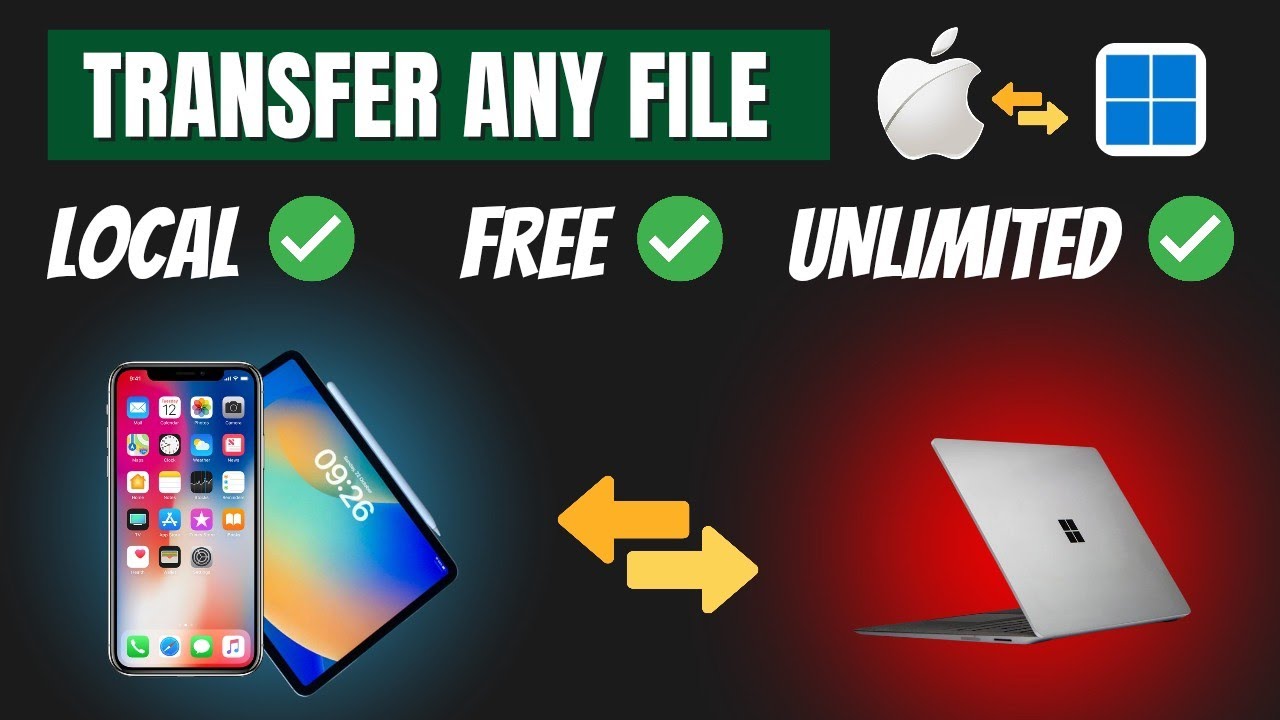 Fast File Transfer Computer The FASTEST Way to Transfer Files Between Windows PC And iPhone/iPad ...