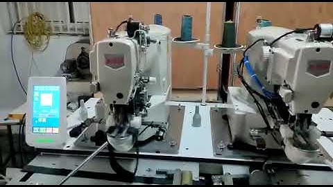 Fully Automatic Ultrasonic  Elastic Cut and Joining machine with Double Head bartack.