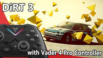 DiRT 3 | Motion control with Flydigi Vader 4 Pro game controller