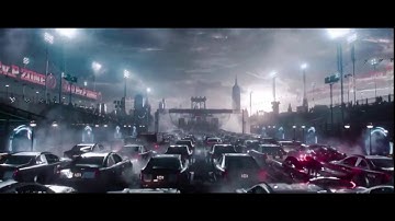 Ready player one first key race scene