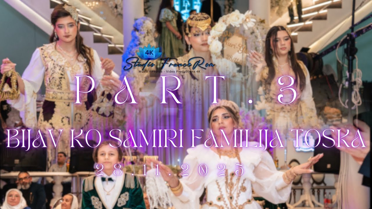 (PART.3) Bijav ko Samiri Toska ani Belgija 28.11.2025 // Ork.Djemail Gasi // Studio FranceRom 4K