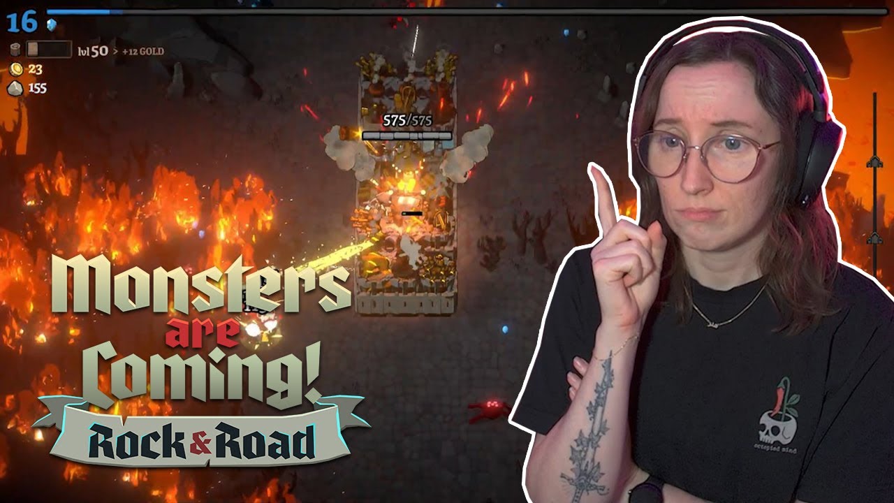 Kicking the ol' exploding soccer ball | Monsters are Coming! Rock & Road