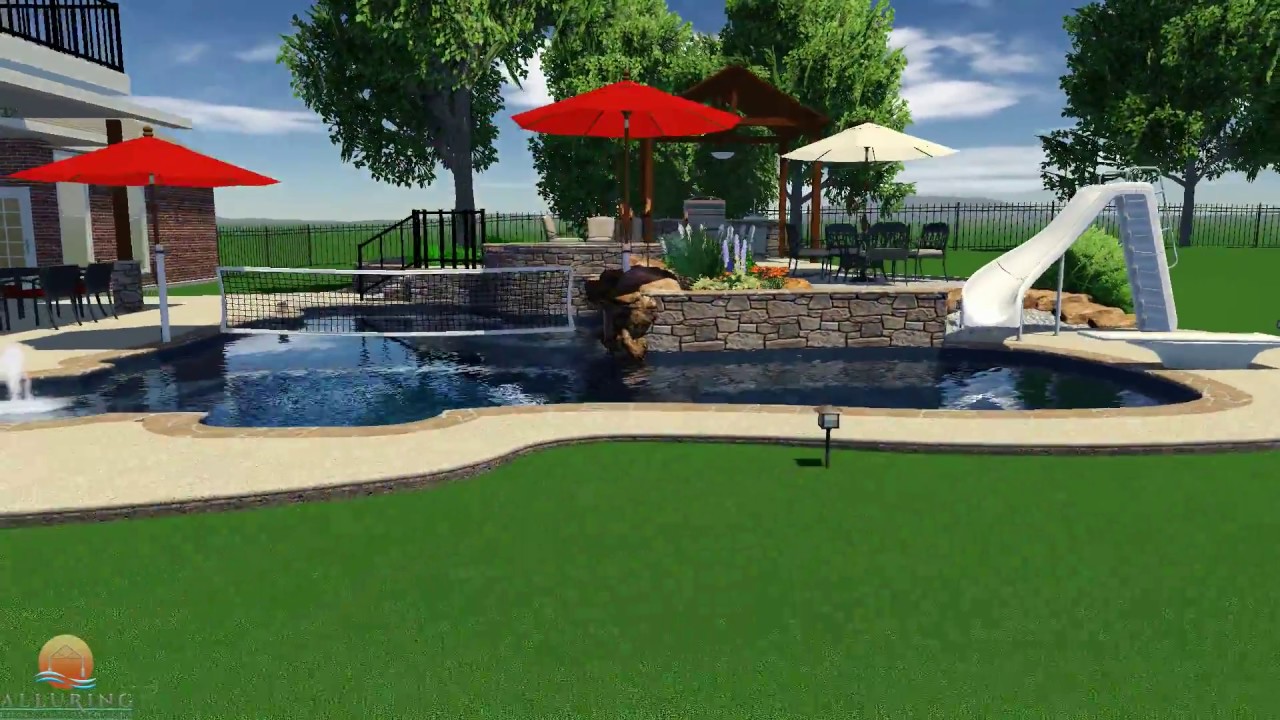 ALLURING POOLS & OUTDOORS  - 3D Pool Design