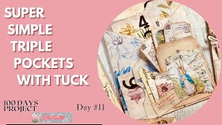 SUPER SIMPLE POCKETS With Tuck Spot - Great Easy Project for Scraps