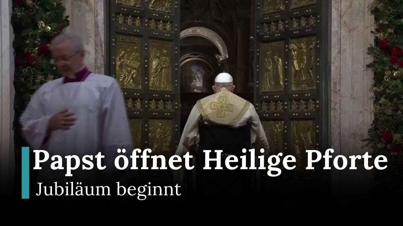 Papst öffnet Heilige Pforte: Jubiläum beginnt | Nachrichten Heute | Republic News Deutsch | AQ15