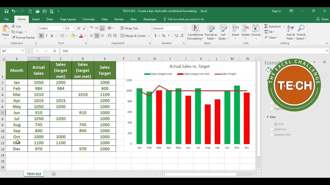 Conditional Formatting Stacked Bar Chart