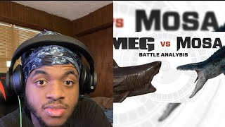 The MEG vs InGen's Mosasaurus | Battle FACEOFF Analysis | REACTION