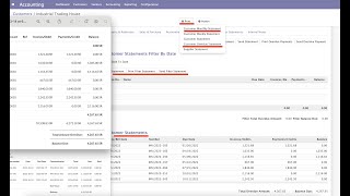 How can get Customer or Vendor Statement, Overdue Statement?