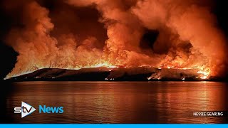 'Anthrax Island' site of germ warfare experiments engulfed by wildfire